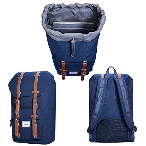 KALIDI 17 Zoll Laptop Rucksack Backpack Schulrucksack für bis zu 15.6 zoll Laptop Notebook Computer Arbeit Campus Studenten Outdoor Reisen Wandern mit Großer Kapazität - 6