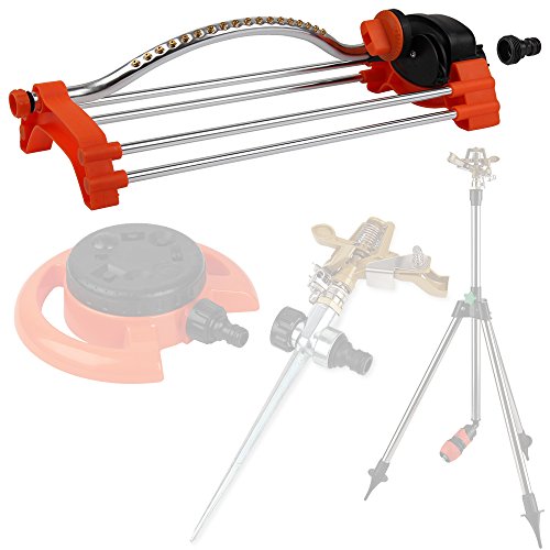 Rasensprenger Viereckregner Bewässerung Gartenregner Wasserspiel 7-15m - Modellauswahl