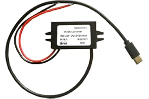 12 V/24 V till 5 V USB C 5 A 25 W DC-omvandlare nedladdningsadapter, högspänning (DC 12/24 V) Till en stabil lågspänning på 5