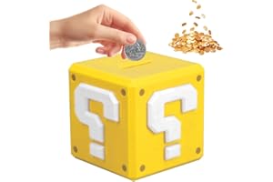 Lotvic Hucha Infantil, Hucha de Cerámica, Huchas Grande, para Niños Y Niñas, Decoración de Habitaciones