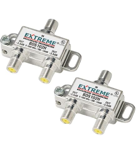 3 Way Balanced MoCA Coax Splitter PDI-3WWBB-2.0