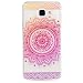 Produktbild MUTOUREN TPU Case-für Samsung Galaxy A3 (2016) SM-A310F Schutzhülle/Hülle/Handyhülle-Silikon-Kasten-Abdeckungsschutz - Ultra dünn Durchsichtig Kristall Anti-scratch Drucken Handycover-Mandala Rot
