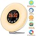 Produktbild kungfuren Lichtwecker, Wake Up Licht mit 6 Naturgeräuschen & FM Radio, 7 Farben mit Sunrise Sunse, Snooze Funktion, 10 Dimmstufen Touch Control Tageslichtwecker