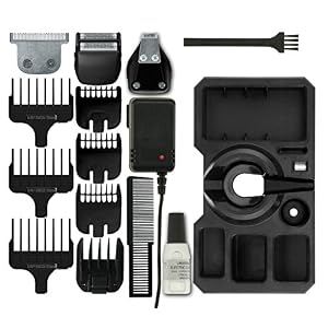 Wahl 9854-800 Deluxe Rechargeable Grooming Hair Beard Trimmer Station Kit - Image 3