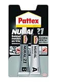 Pattex Nural 21, soldadura reparadora metálica en frío, pega&repara, 120...