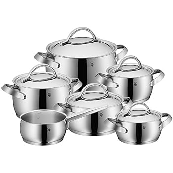 WMF Concento Topfset, 6-teilig, mit Metalldeckel, Kochtopf