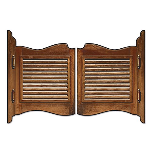 Preisvergleich Produktbild Western-Wanddeko "Saloon-Schwingtür" 46 x 62 cm 2-tlg.