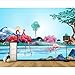 Produktbild Moderne Kunst Wandbild Benutzerdefinierte Wallpaper 3D Dschungel Aquarell Flamingo Tapete Wand Dekorative Malerei Papel De Parede Möbeldekoration (W)200x(H)140cm
