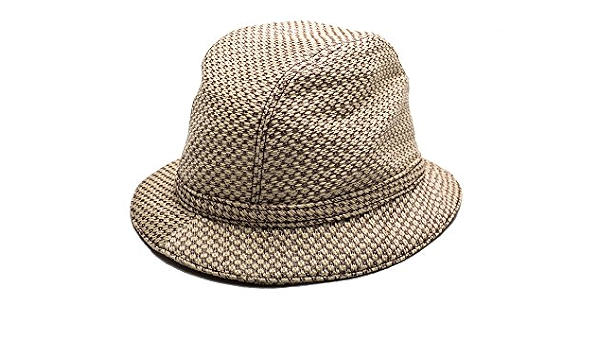 Woven Bucket Hat Beige : Prada: Amazon 