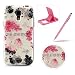 Produktbild Für Samsung Galaxy S4 Mini Hülle Silikon Schutzhülle Tasche Case,Weiches Silikon TPU Gel Bumper Case Etui Schale Cover Skin,Herzzer Modisch Hochwertig Ultra Dünn Slim Thin Bunt Handytasche Mit [Love Me Mehr Muster] Guter Schutz Kratzfest Flexibel Leicht Gummi Rubber Jelly Soft Protective Stabil Handyhülle Schutztasche Back Cover Case Shell für Samsung Galaxy S4 Mini + 1 x Frei Rosa Handy Halterung Ständer + 1 x Frei Rosa Touch Pen Stift Stylus