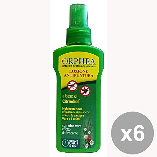 Set 6 ORPHEA VAPO Antipuntura 100 Ml. Products for insects