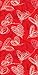 Produktbild UniqueTowel Badetuch Badehandtuch Handtuch - Motiv Herz-Muster Liebe Love - groß 70x140 cm