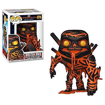 Funko- Figurines Pop Vinyl: Spider Far from Home: Molten Man Collectible Figure, 39209, Multi