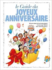 Les Guides En Tome 14 Joyeux Anniversaire Meunier Bertrand Tepaz Amazon Fr Bijoux