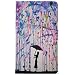 Produktbild Samsung Galaxy Tab A 7.0" SM-T280/T285 Hülle, Grandoin(TM) Retro Leder Foliant Buch-Stil-Art-stehender stoßabfangende Hülle, ausgezeichnete Qualität hübsche bunte elegante Muster-erstklassiges PU-Verschluss Design exakte vollkommend schützende Schnapphülle, passend für Samsung Galaxy Tab A 7.0" SM-T280/T285 mit Ständer-Funktion