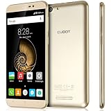 CUBOT Note S teléfono inteligente sin contrato(4150mAh 720P ,1,3 GHZ,2GB RAM, 16GB ROM,5,5 pulgadas, 720P,4 Core Android 5.1,3G Smartphone 5MP+8MP cámara Dual Sim) Oro