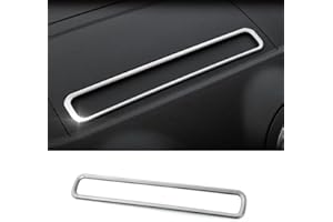 HIGH FLYING pour A3 8V 2012-2019 Tableau de Bord Navigation GPS Décorative Couvercle Accessoires Auto 1 pièce (Acier Inoxydable)