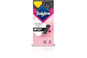 Bodyform Dailies Lot de 28 protège-slips normaux Noir