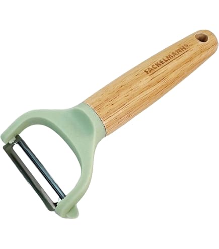 Pelapatate A Y Fackelmann PRO – Multifunzione In Acciaio Inox E Manico TPR – Lavabile In Lavastoviglie