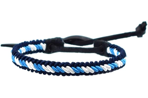 BDM Homme Tissu Bracelet et Femme avec Le Drapeau de l'Argentine, des mesures réglables différentes Armband