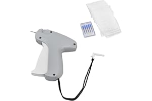 Leopacat Stitch Gun, Clothes Tagging Gun 5in, Quick Repair Stitch Fixer for Clothes,Clothing Tag Label Machine Sewing Kit With 1000 Tag Gun Barbs and Replacement Needles for Socks Hat Fashion Store