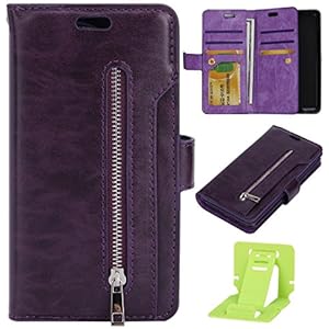 Galaxy J5 2017 U.S. Edition Hülle,Multifunktions Wallet Case für Samsung Galaxy J5 2017,Ekakashop Premium Retro Lila Muster PU Leder Standplatz Fall Hülle Case Bookstyle Flip Schale Weichen Silikon Schutzhülle Klapptasche Etui Magnetverschluß mit Standfunktion für Samsung Galaxy J5 2017 U.S. Edition + 1x Kostenlos Ständer (Farbe zufällig)