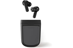 Urbanista Phoenix Auriculares Inalámbricos con Cancelación Híbridos Activa de Ruido y Energía Solar con Reproducción Infinito, Bluetooth Multipunto, Funda de Carga Autocargable, Negro Medianoche
