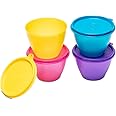 Tupperware Bowled Over Set,430ml,4 Pieces,Yellow and Pink