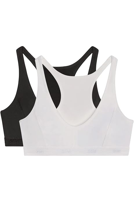 Algodón Triangular Sujetador Top Blanco Sujetador Triangular De