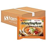 Nong Shim Hot and Spicy Noodle Soup:Ansung Tangmyun 125g packages(pack of 20)