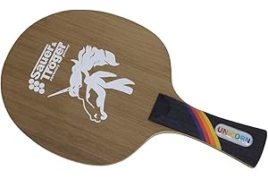 ‎SAUER & TRÖGER PIPSFACTORY GERMANY Sauer & Tröger Tischtennis Allround Holz für Noppenspieler | Unicorn | Gerade, Konkav