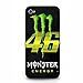 Produktbild Motogp Driver Valentino Rossi Cover Shell Fashionable Monster Energy Design Motorcycle Valentino Rossi 46 Phone Case Cover for Iphone 5 5s