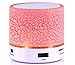 Buddy Jack Series Mini Bluetooth Speaker With USB Port / Memory card Slot with Disco Lights Awesome Effects-MM-021-BT-RED RS.379.00