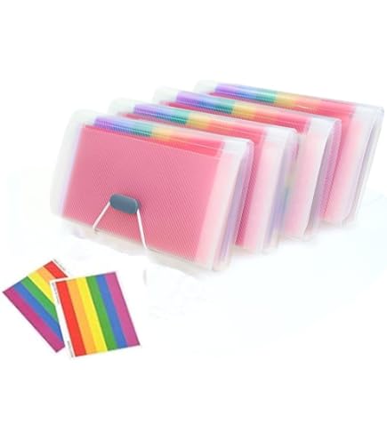4 Pack Expanding File Folder AILANDA A6 13 Pockets - View #8