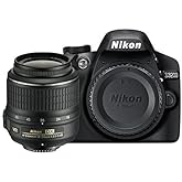 Nikon D3200 SLR numérique avec kit d'objectif VR II 18-55 mm - Noir (24,2 MP) LCD 3" (renouvelé)