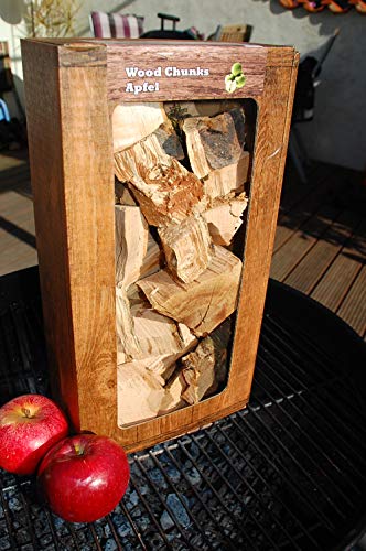 Landree Wood Chunks 1,5 kg Apfel - Apple, Räucherklötze, Räucherchunks, Smoking Chunks direkt vom Holzhof (Apfel)