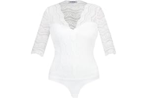Steinnacher Marjo Gina Lotta Body Halbarm mit V-Ausschnitt weiß und schwarz
