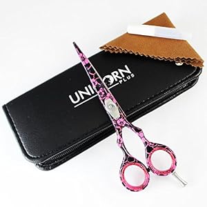 Professional Hair Scissors 6.0 Inch, Stylish and Sharp Hairdressing Scissors Hair Cut Salon Shears with Protective Pouch - Image 2