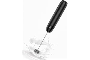 Maestri House Rechargeable Milk Frother, Handheld Electric Foam Maker Waterproof Detachable Stainless Steel Whisk Drink Mixer Foamer Mini Blender for Matcha, Lattes, Cappuccino, No Stand