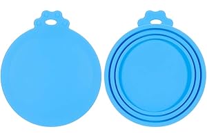 ADAKEL 2 Stück Silikondeckel für Dosenfutter, BPA Frei & FDA-Zulassung Universal Silikon Dosendeckel, 3 in1 Deckel für Hundefutter Katzenfutter Tierfutter