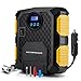 Produktbild Kompressor Auto Luftpumpe, Novatech Tragbare Auto reifenpumpe mit LED-Licht und Digital-Manometer. 3 Ventiladapter, 3M Kabel mit 12V DC Zigarettenanzünder
