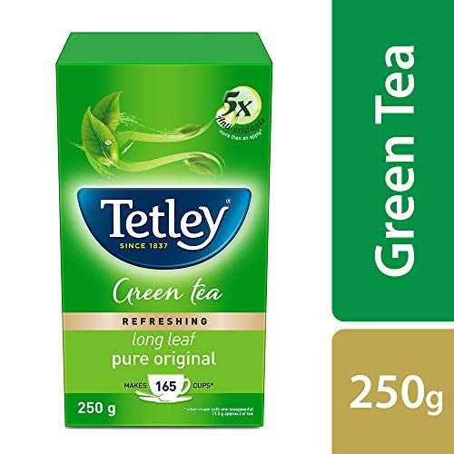Tetley Long Leaf Green Tea, 250g