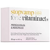 Stopvamp Menopausa Integratore Azione Forte 8 in 1 - Elimina Vampate, Gonfiore Addominale e Sudorazione - Alto Contenuto di I