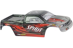 P Prettyia RC Auto Shell Karosserie Gehäuse für XLH Q901 9135, 25,5 x 11 x 7 cm - Rot, 25,5 x 11 x 7 cm