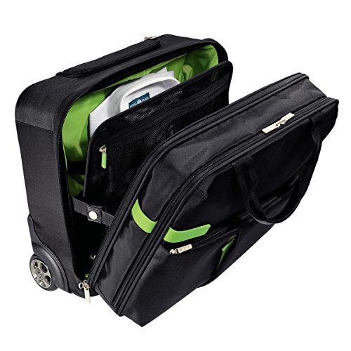 Leitz Business Softcase Handgepäck-Trolley (Smart Traveller, 19 Fächer, 44 x 37,5 x 23 cm, Polyester/Metall/Leder, Complete), Schwarz, 60590095 - 10
