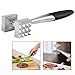 Produktbild OFKPO Fleischklopfer/Fleischhammer,Double Side Metall Klopf Mallet für Steak/Fisch/Schwein(Schwarz)