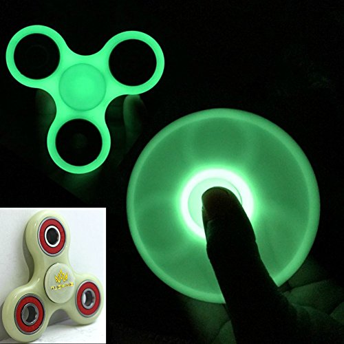 TOPKing Hand Fidget Spinner, EDC OCD ADHD Fluorescence Spinner Toys Smoking Cessation and Kill Time (Green) TOPKing Hand Fidget Spinner, EDC OCD ADHD Fluorescence Spinner Toys Smoking Cessation and Kill Time (Green)