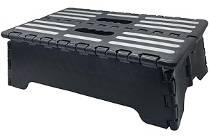 ‎WEFANER Tritthocker Tragbarer Faltbarer Klapphocker Küchenhocker Klapptritt Kinderfußbank Anti-Rutsch Oberfläche und Anti-Rutsch Füße Aufstiegshilfer Hocker für Ältere, Kinder Kleiner, Bad, Schlafzimmer