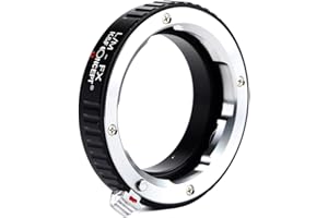 K&F Concept Adaptateur Monture Objectif pour Monter Objectif Leica M LM L M à Caméra Fujifilm FX comme X-Pro1 en Métal
