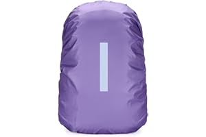 Lukery Housse de Sac à Dos Imperméable Anti-Pluie Lot de 2 Housse de Pluie Sac à Dos Réfléchissante Housse de Protection Couverture Anti Pluie Poussière pour L'extérieur Voyage Escalade